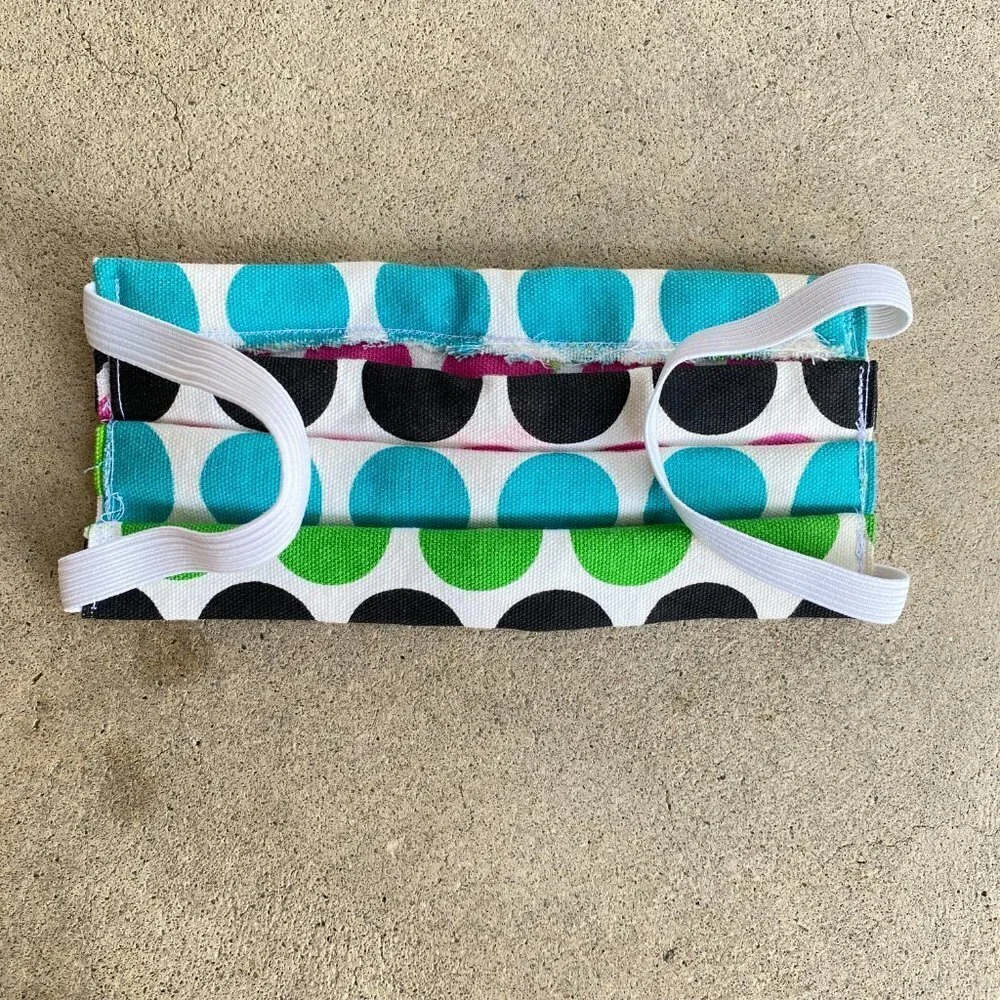 Polka Dot Cloth Face Mask